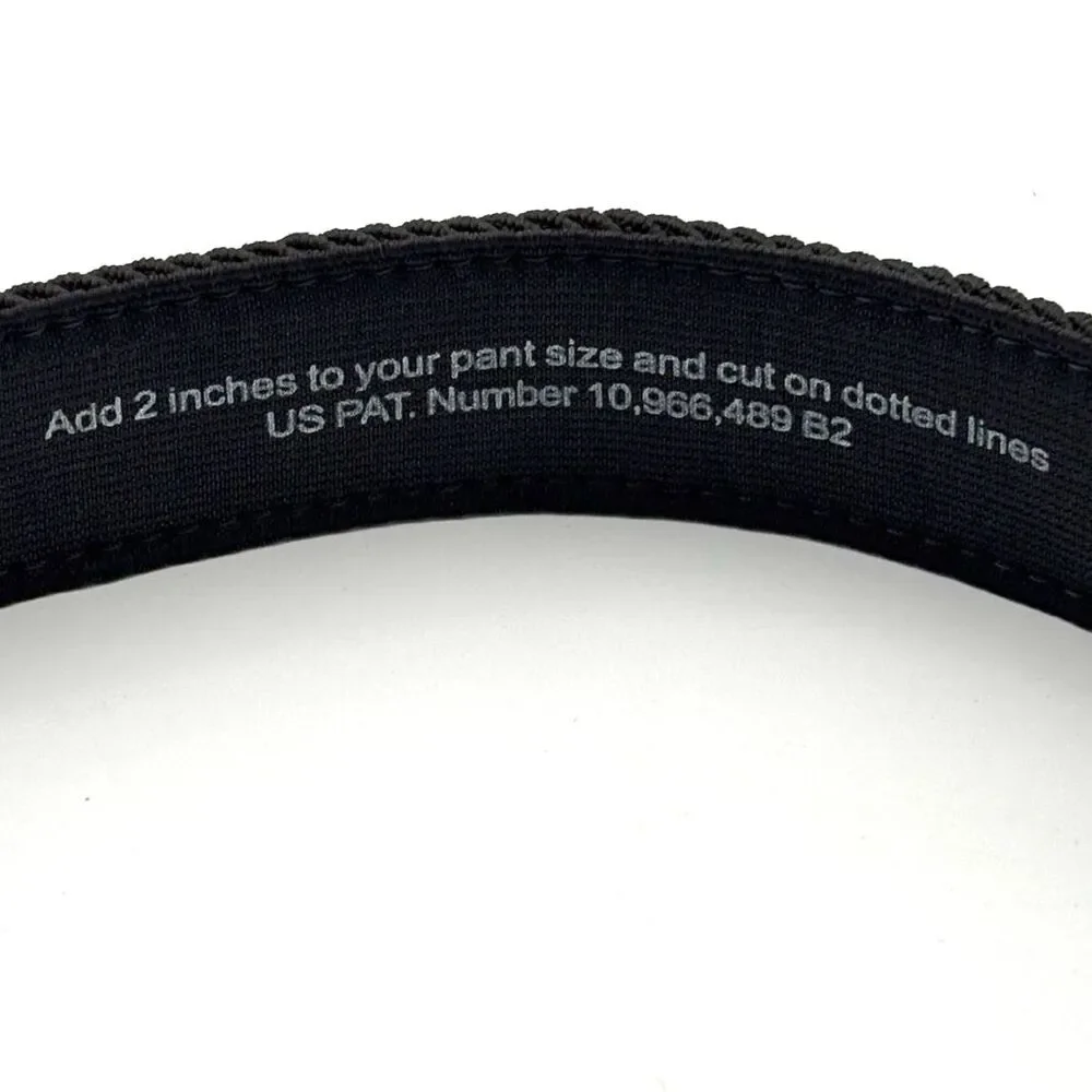 Nexbelt Men's Braided Black Golf Ratchet Belt 1.38